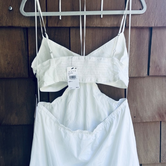 Revolve ASTR Cutout Cotton Poplin Maxi Dress - top and skirt set - Picture 17 of 17